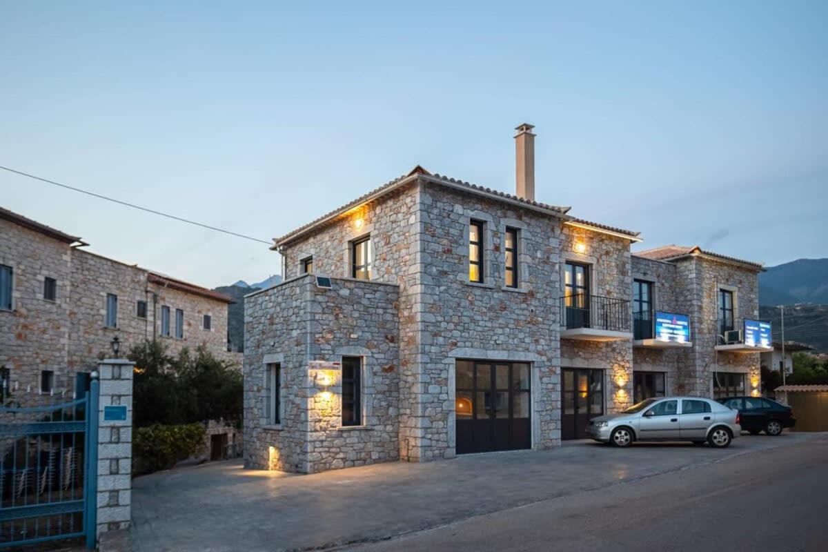 Mani Stone Built Home A Breath Away To The Sea Ступа Экстерьер фото