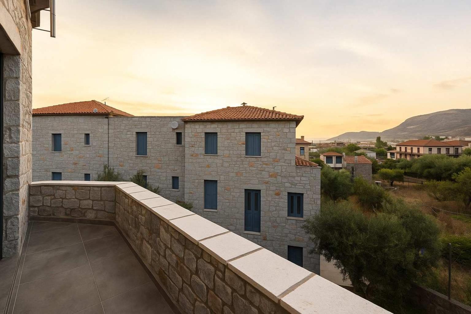 Mani Stone Built Home A Breath Away To The Sea Ступа Экстерьер фото